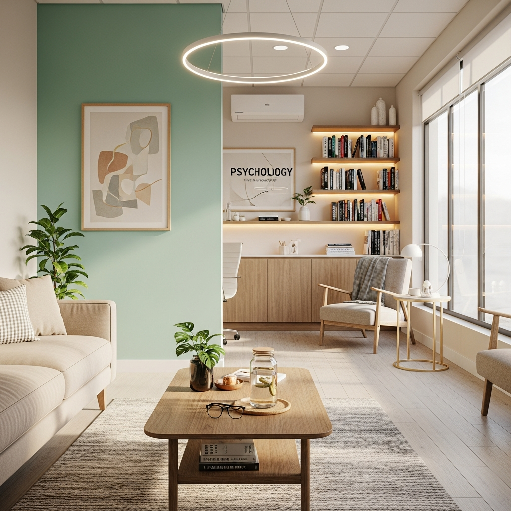 Sala de atendimento da NovaMente Psicologia